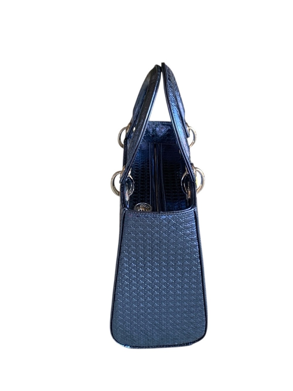 🆕 💙Blue Metallic Mini bag💙 - Picture 9 of 14